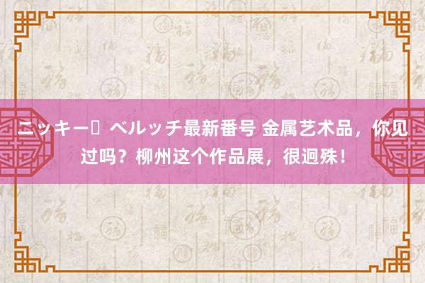 ニッキー・ベルッチ最新番号 金属艺术品，你见过吗？柳州这个作品展，很迥殊！