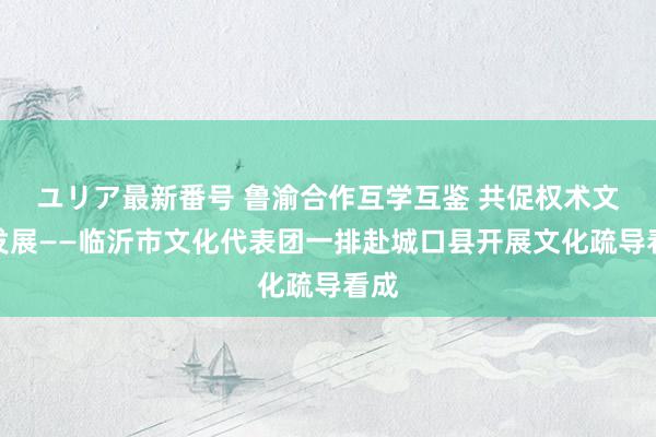 ユリア最新番号 鲁渝合作互学互鉴 共促权术文化发展——临沂市文化代表团一排赴城口县开展文化疏导看成