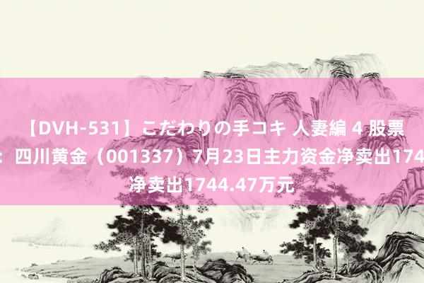 【DVH-531】こだわりの手コキ 人妻編 4 股票行情快报：四川黄金（001337）7月23日主力资金净卖出1744.47万元