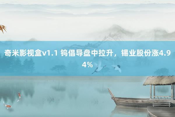 奇米影视盒v1.1 钨倡导盘中拉升，锡业股份涨4.94%