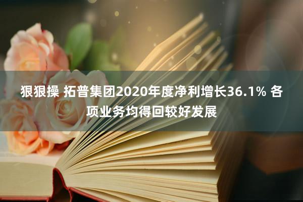 狠狠操 拓普集团2020年度净利增长36.1% 各项业务均得回较好发展