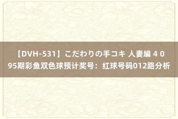 【DVH-531】こだわりの手コキ 人妻編 4 095期彩鱼双色球预计奖号：红球号码012路分析