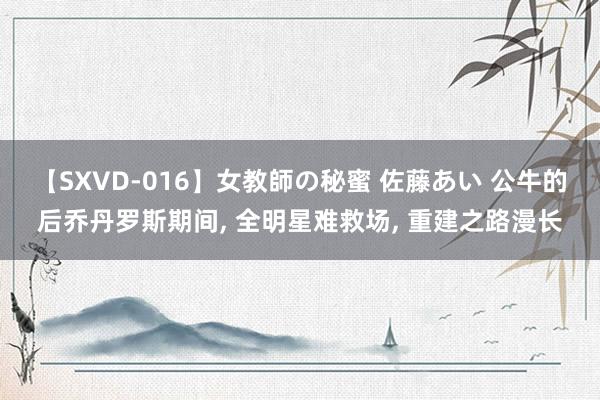 【SXVD-016】女教師の秘蜜 佐藤あい 公牛的后乔丹罗斯期间, 全明星难救场, 重建之路漫长